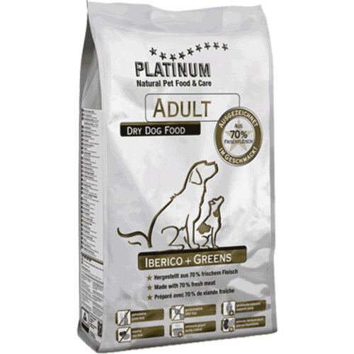 Platinum natural pet food Platinum Adult Iberiko Mangulica & Zelje Cene