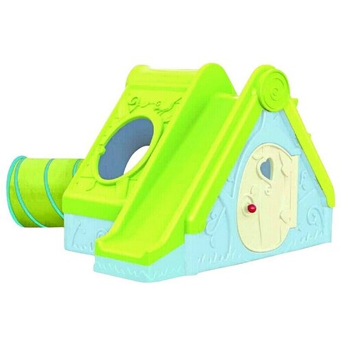 Keter Dječja kućica Funtivity (D x &amp;Scaron; x V: 240 x 174 x 104 cm, Plastika, Zelena, Plava) Slike