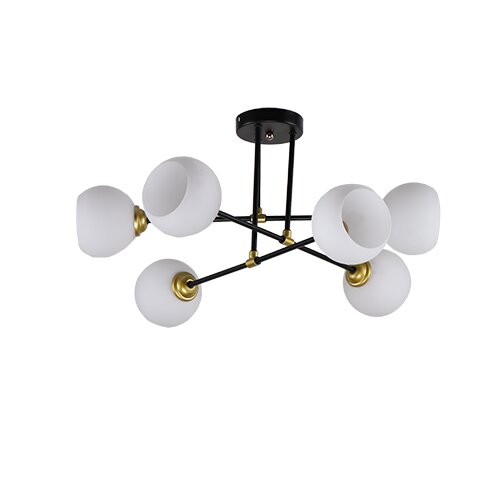 Mitea Lighting Luster zlatni Max.60W 220~240V crno- 6xE27 M11048-6 Cene