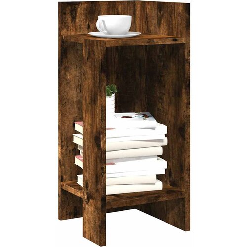 vidaXL Stranske mize s polico 2 kosa dim. hrast 25,5x27x60 cm Cene