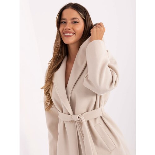 RUE PARIS Coat IT-EN-A9587.00-light beige Cene