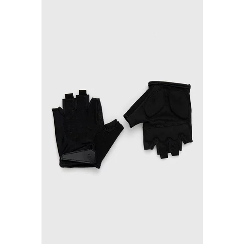 4f Kolesarske rokavice črna barva