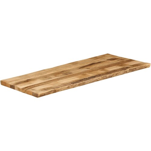 Stolna ploča sa živi rub 140x60x2,5cm masivno grubo drvo manga Slike
