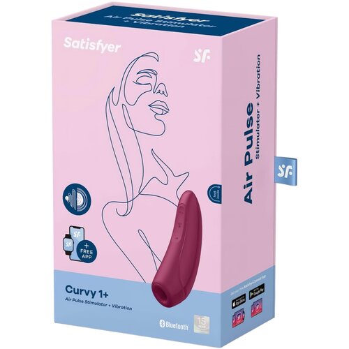 Satisfyer vibrator curvy 1, crveni Slike