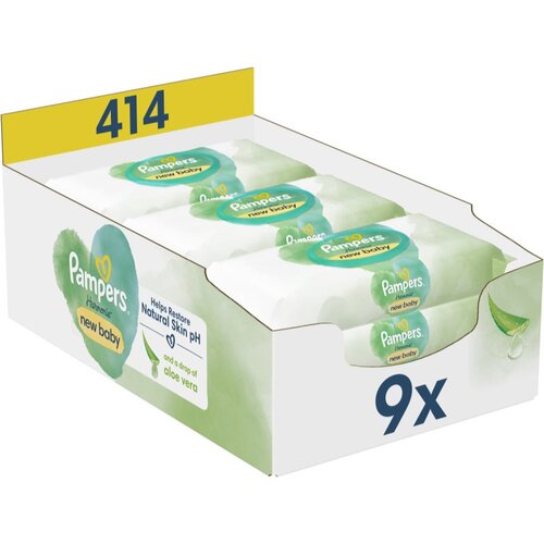 Pampers Harmonie New Baby vlažne maramice za čišćenje za djecu 414 kom Cijene