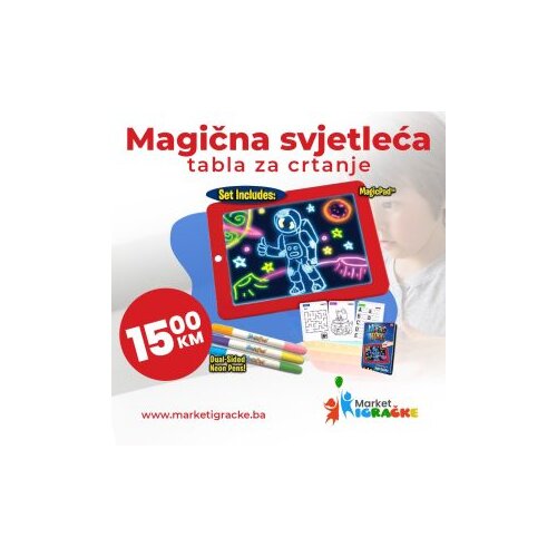  Magična svjetleća tabla za crtanje Cijene