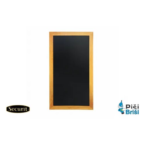 SECURIT Črna kredna tabla Universal Teak WBLTE150 56 x 150 cm Slike