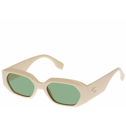 LE SPECS Sončna očala 'SLAPTRASH' slonovina / zelena