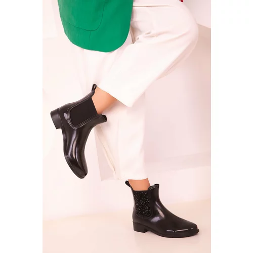 Soho Women's Black Boots & Booties 16543