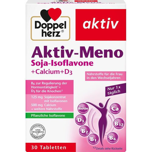  Aktiv-Meno sojini izoflavoni + kalcij + D3 - 30 tabl. Cene