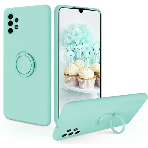 Onasi silikonski ovitek liquid ring za samsung galaxy A35 - mint Cene