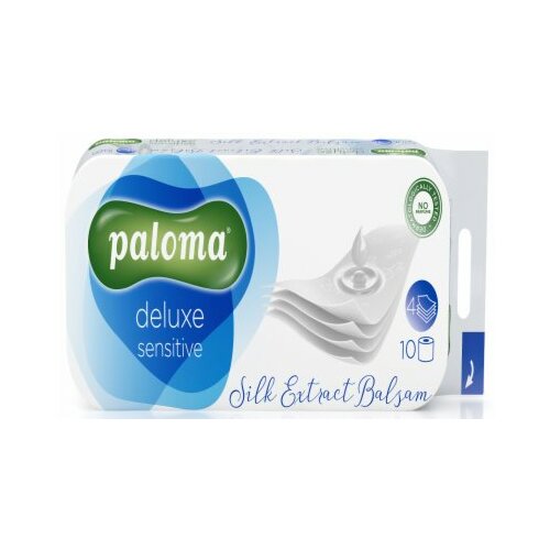 Paloma toaletni papir deluxe sensitive četvoroslojni 10 komada Cene