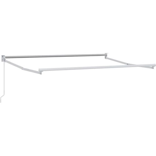  Ručno sklopiva konstrukcija tende Bijeli 2 5 x 2 m Aluminij - Bijeli 2 5 x 2 m Ručna Cene