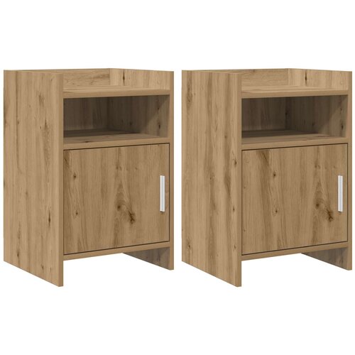 vidaXL Posteljne mize 2 pcs Artisan hrast 40 x 36 x 60 cm, (5000247333) Cene