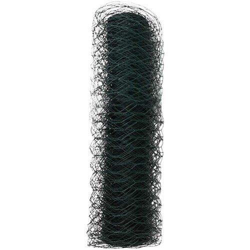 vidaXL Šesterokotna ograja Zelena 0.4x25 m Jeklo Cene