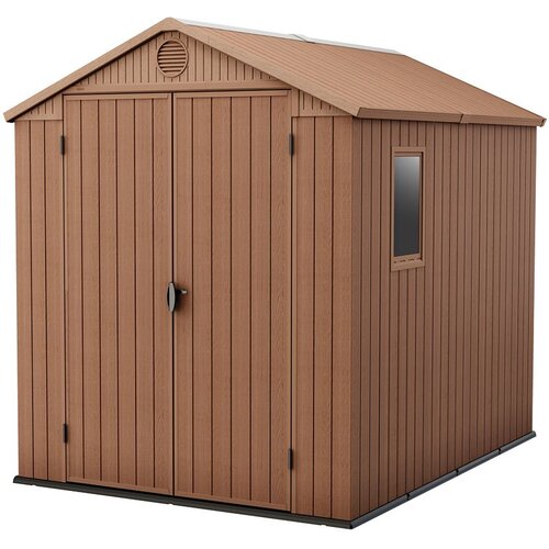 Keter spremište darwin garden house (vanjska širina uklj. krovni prevjes: 244 cm, vanjska dubina uklj. krovni prevjes: 190 cm, plastika, baza: 4,14 m²) Cijene