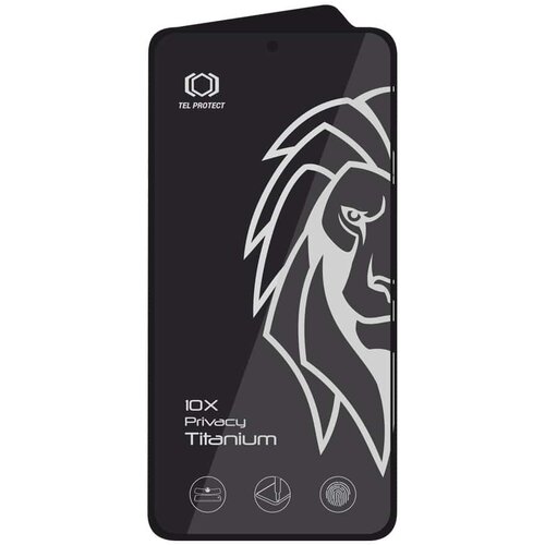  Kaljeno staklo Tel Protect 10X Privacy Titanium za Samsung Galaxy S26 (s otključavanjem otiskom prsta) Slike