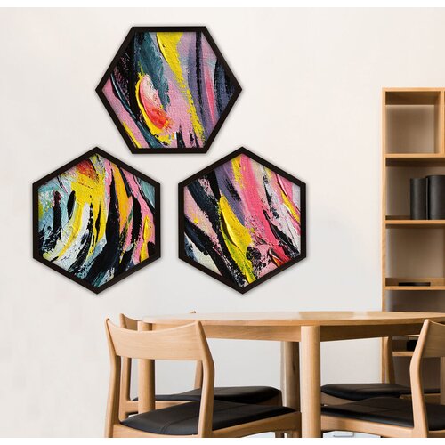 Wallity uramljena slika 6GEN557030, 35x35 cm, 3 dela Slike