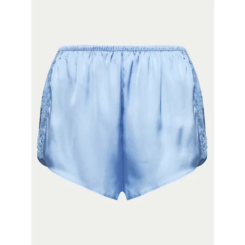 Hunkemöller Kratke hlače pižama Satin 204994 Modra Regular Fit