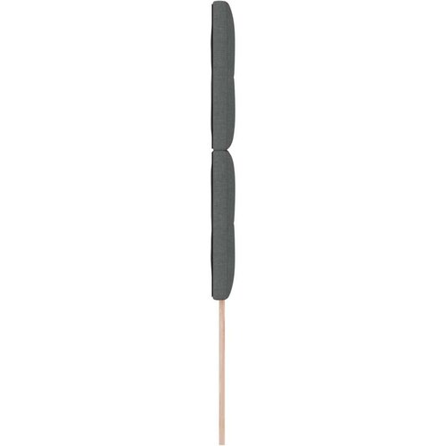  LED Uzglavlje Tamno Sivo 80 cm Tkanina Slike