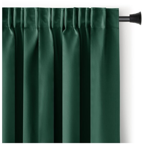 Restilo Temno zelena zatemnitvena izolacijska zavesa 140x270 cm Pleat &amp;ndash; Slike