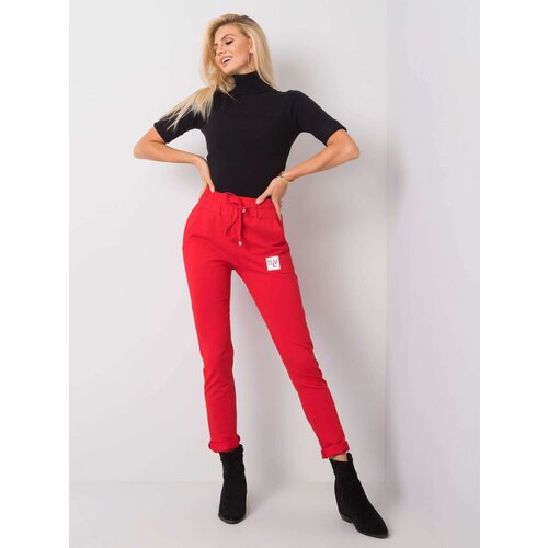 RELEVANCE Sweatpants-RV-DR-5670.15-red Cene