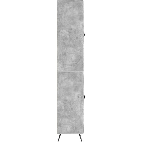  Set ormara 2 kom. Betonska siva Konstruirano drvo 69 x 34,5 x 90 cm Slike