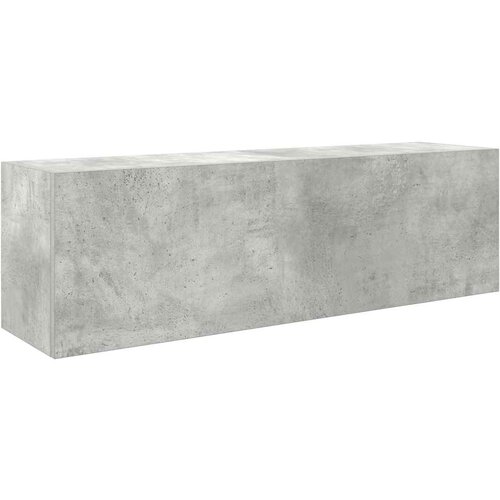 Maison Chic Kopalni&amp;scaron;ka stenska omarica - Kopalni&amp;scaron;ke omarica betonsko siv 100x25x30 cm inž. les iu982, (22063984) Slike
