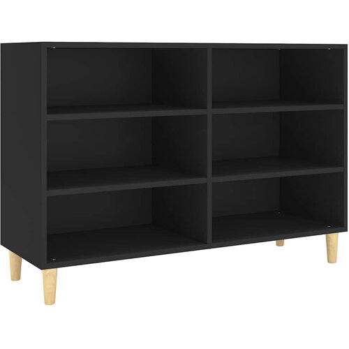 Maison Chic Komoda - Predalnik črna 103,5x35x70 cm inženirski les, (21716323) Slike