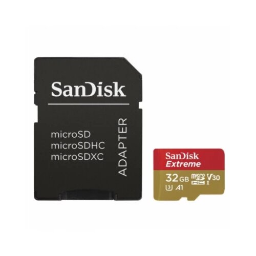 San Disk SDHC 32GB Extreme Micro SD 100MB/s sa adapterom V30 UHS-I U3+ Cene