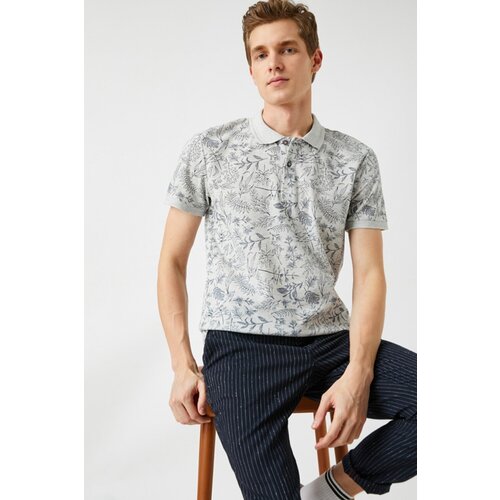 Koton Polo T-shirt - Gray - Regular fit Slike