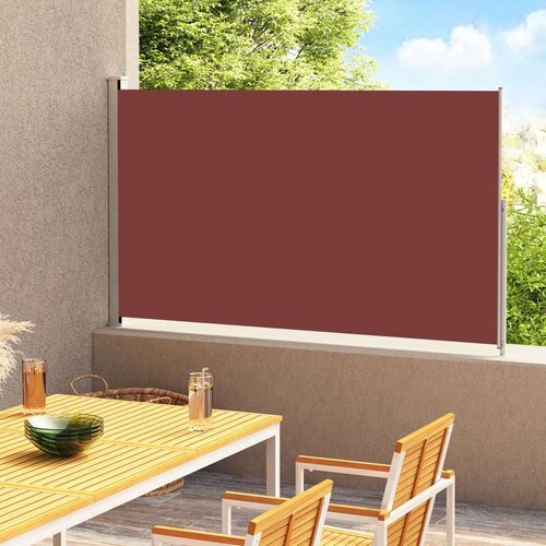  Uvlačiva bočna tenda za terasu 180 x 300 cm smeđa Slike
