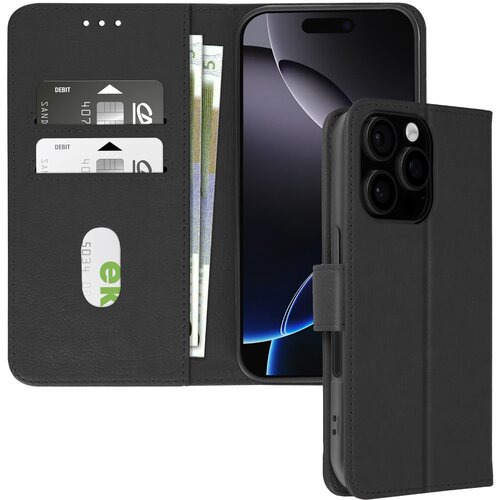 AVIZAR Ohišje za iPhone 16 Pro Max Clapet Denarnica in držalo za videoposnetek, Črna, (5000013296) Cene
