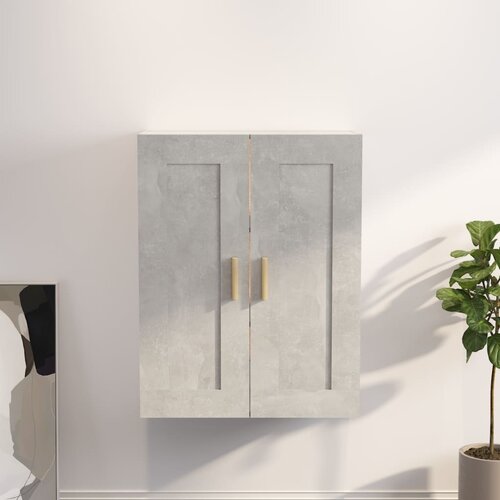 vidaXL Stenska omarica betonsko siva 69,5x32,5x90 cm inženirski les Cene