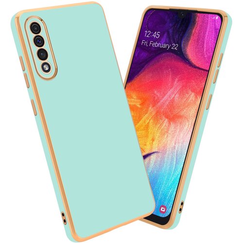  Ohišje, združljiv s Samsungom v sijajni metini zeleni barvi - Zlato - zaščitni pokrov iz fleksibilnega silikona TPU in z zaščito pred kamero, (20603964) Cene
