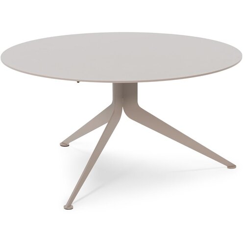 Spinder Design Siva/bež kovinska okrogla mizica &amp;oslash; 76 cm Daley &amp;ndash; Slike