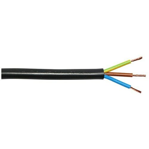 Kabel po dužnom metru (H05VV-F3G1,0, Crne boje) Slike