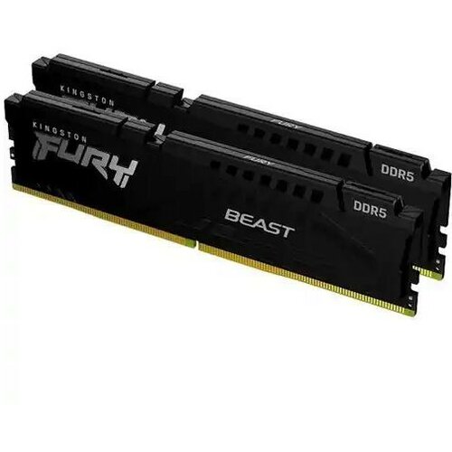 Memorija DDR5 32GB (2x16) 6400MHz Kingston Fury Beast KF564C32BBK2-32 Slike