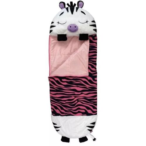 Happy Nappers 2 v 1 spalna vreča in blazina - zebra zinnie, 137 cm Cene