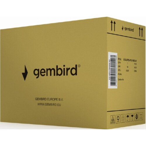 Gembird EG-UPS-PS2000-02 LCD UPS 2000VA 2xSchuko, 3xIEC C13 , 2000VA, 1600W, LCD, RJ11/RJ45, USB, (5000262408) Slike