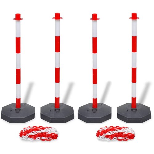  Set od 4 stupa i 2 plastična lanca po 10 m Cijene