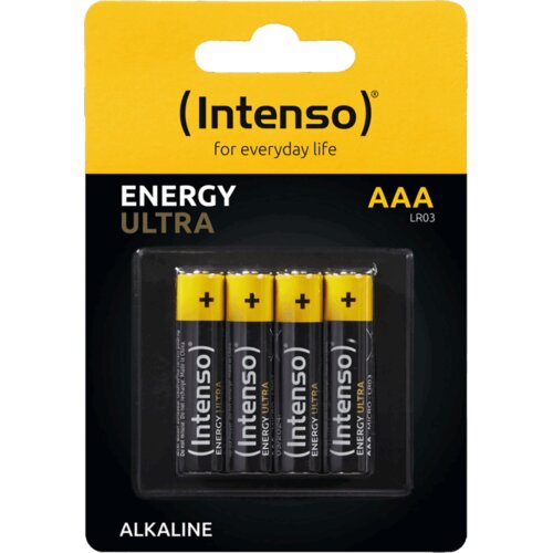  (Intenso) Baterija alkalna, AAA LR03/4, 1,5 V, blister 4 kom Slike