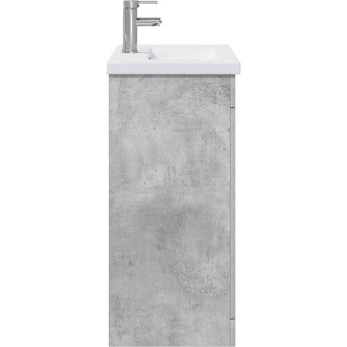 Set namje&amp;scaron;taja za kupaonicu Betonska siva 81 x 40 x 84,5 cm Slike