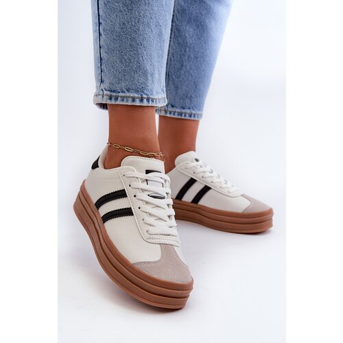 FB3 Women's Platform Sneakers White Egelia Cijene