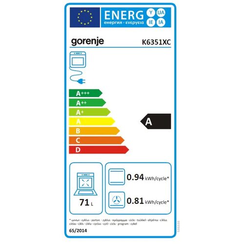 Gorenje K6351XC &amp;scaron;poret Slike