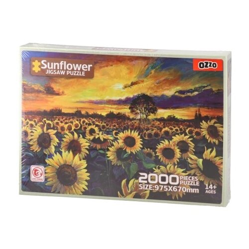 Ozzo Highsun, slagalica, suncokreti, 2000 delova Slike