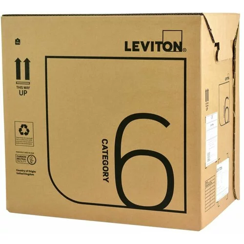 Leviton Kabel CAT.6+ UTP 4x2 AWG23 HF Eca 305m C6U-HF1-Eca-Rlx-305VT