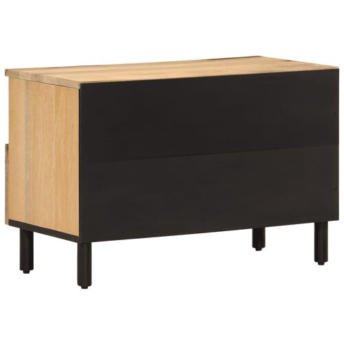  TV ormarić 70 x 33 x 46 cm od masivnog drva manga Smeđa Slike