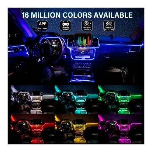 Auxito led ambijentalno osvetljenje za enterijer automobila - 5-lgx-app-1t5 ( AUX024 ) Slike