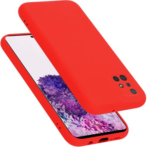 Cadorabo Ohi&amp;scaron;je, združljiv s Samsungom v tekoči rdeči barvi - za&amp;scaron;čitni pokrov iz fleksibilnega silikona TPU, (20582908) Slike